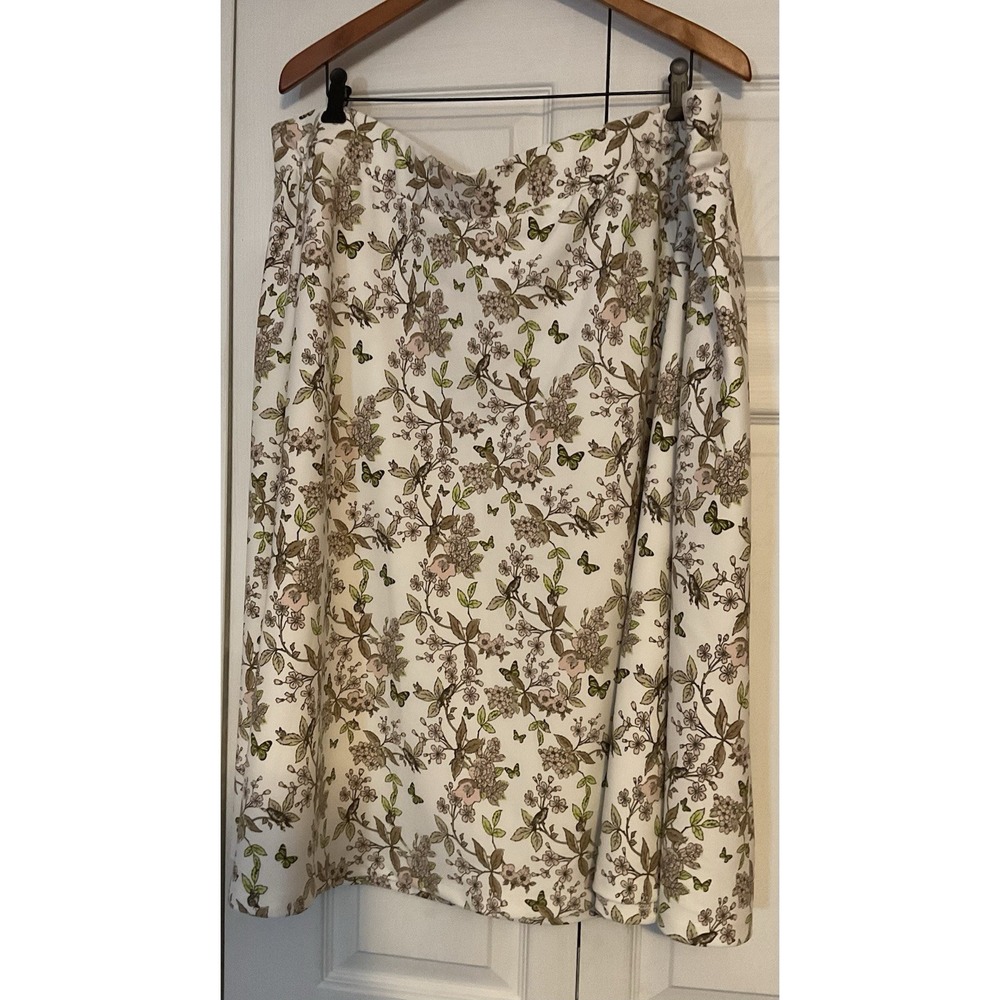 Est. 1946 Floral Knee Length Skirt Plus‎ Size 26/28 New with Tags Romantic